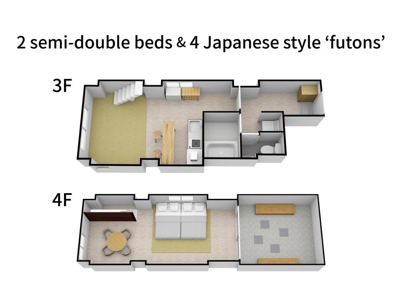 Bijou Suites Hana Осака Экстерьер фото